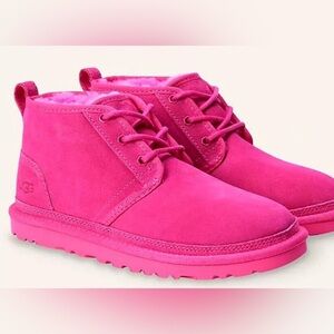 UGG Pink Ankle Boots Vibrant Style NWOT